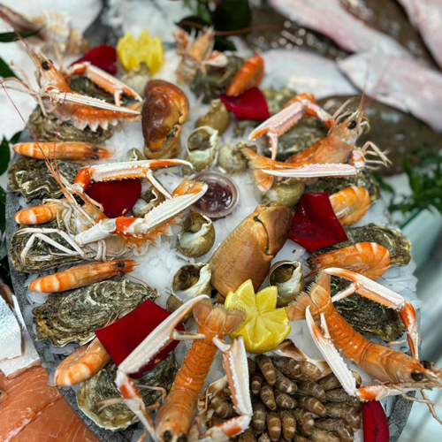 Vente de fruits de mer à Olivet